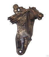 Крючок "Лошадь" окрашенный,патинированный,цвет:бронза Крючок "Лошадь" окрашенный,патинированный,цвет:бронза