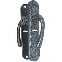 Ручка на планке РДП-2-006-42С-АС-П-антик сереб. прав./15/ Ручка на планке РДП-2-006-42С-АС-П-антик сереб. прав./15/