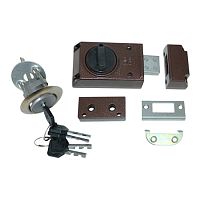 Замок накладной ЗНД1-ЕД универсальный, медь, 85801 Замок накладной ЗНД1-ЕД универсальный, медь, 85801