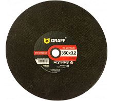 Круг отрезной по металлу 350х3,2х25,4 мм, GRAFF, 9035032 Круг отрезной по металлу 350х3,2х25,4 мм, GRAFF, 9035032