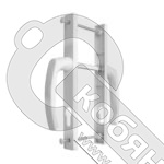 2033 Нажимной гарнитур узкий белый 25/85 мм WINDOORPRO фото 2 2033 Нажимной гарнитур узкий белый 25/85 мм WINDOORPRO фото 2