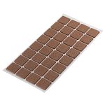 Подложки самоклеющиеся под ножки мебельные 25х25 мм на войлочной основе (32 шт./лист), PC6025BR Подложки самоклеющиеся под ножки мебельные 25х25 мм на войлочной основе (32 шт./лист), PC6025BR