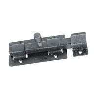 Задвижка дверная ЗД-06, полимер серебро /20/ Задвижка дверная ЗД-06, полимер серебро /20/