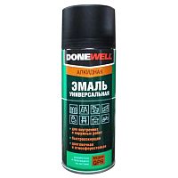 Эмаль-аэрозоль универсальная, черная матовая (0,27 кг), DONEWELL, DW-1102 Эмаль-аэрозоль универсальная, черная матовая (0,27 кг), DONEWELL, DW-1102