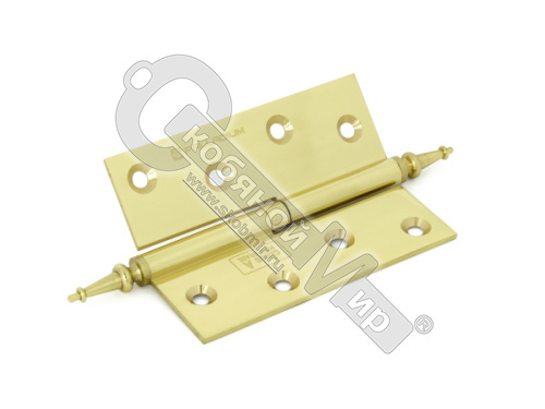 Петля сталь 610-4 латунь левая 10567