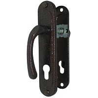 Ручка на планке РДП-2-006-85Ц-АМ-антик медь, цилиндр /15/