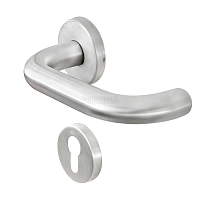 Гарнитур DL 038/F-S9/55 PZ U-form Rt (нержавеющая сталь) универсальный монтаж, DLshtift, розет,73308 Гарнитур DL 038/F-S9/55 PZ U-form Rt (нержавеющая сталь) универсальный монтаж, DLshtift, розет,73308