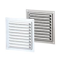 Решетка вентиляционная металлическая 300х300 мм, белая, с сеткой, /50/ 3030МЭ Решетка вентиляционная металлическая 300х300 мм, белая, с сеткой, /50/ 3030МЭ