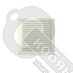 Решетка вентиляционная металлическая 175х175 мм с сеткой, белая /50/ фото 2 Решетка вентиляционная металлическая 175х175 мм с сеткой, белая /50/ фото 2