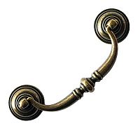 Ручка-скоба 64 мм BRASS классика, старая бронза, 4398-22*** Ручка-скоба 64 мм BRASS классика, старая бронза, 4398-22***