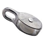 Блок одинарный металлический 6мм/20мм /1/ Блок одинарный металлический 6мм/20мм /1/