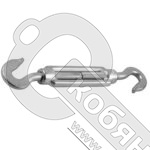 Талреп крюк-крюк М24 DIN1480 /1/ фото 4 Талреп крюк-крюк М24 DIN1480 /1/ фото 4