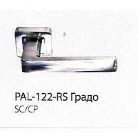 Ручка дверная PAL-122-RS SC/CP Origin, «Градо», цвет - матовый хром Ручка дверная PAL-122-RS SC/CP Origin, «Градо», цвет - матовый хром
