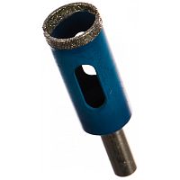 Сверло алмазное труб.по стеклу, 16 мм, зерно 100, ЗУБР "ЭКСПЕРТ", 29860-16*** Сверло алмазное труб.по стеклу, 16 мм, зерно 100, ЗУБР "ЭКСПЕРТ", 29860-16***