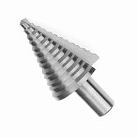 Сверло ступенчатое по металлу 14ст: d=4-30 мм Р6М5, GRAFF,  70430 Сверло ступенчатое по металлу 14ст: d=4-30 мм Р6М5, GRAFF,  70430