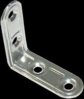 Уголок мебельный 42х42х15 мм, цинк /400/ Уголок мебельный 42х42х15 мм, цинк /400/