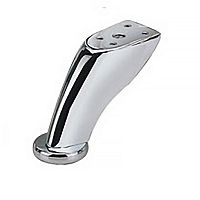 Ножка мебельная h=90 мм, металл хром 0204, 109202 Ножка мебельная h=90 мм, металл хром 0204, 109202