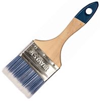 Кисть плоская 75 мм 3", искусственная щетина, дер. ручка, STAYER, 01032-075 Кисть плоская 75 мм 3", искусственная щетина, дер. ручка, STAYER, 01032-075