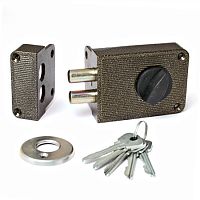 Замок накладной ЗН-1-3 Зенит /бронза/ (16) Замок накладной ЗН-1-3 Зенит /бронза/ (16)