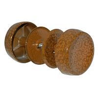 Ручка-кнопка РК-1 антик  дуб темный (30)