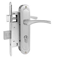 Замок врезной 710-70 мм (мат.хром) 16987 Замок врезной 710-70 мм (мат.хром) 16987