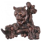 Крючок "Снежный барс" патина Крючок "Снежный барс" патина