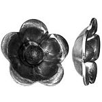 Цветок штампованный в сборе 51х14 мм 19-1168 Цветок штампованный в сборе 51х14 мм 19-1168