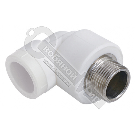 Уголок комбинированный d=25х3/4", наружняя резьба (М), AQuapipe, 03557 /80/20/ Уголок комбинированный d=25х3/4", наружняя резьба (М), AQuapipe, 03557 /80/20/