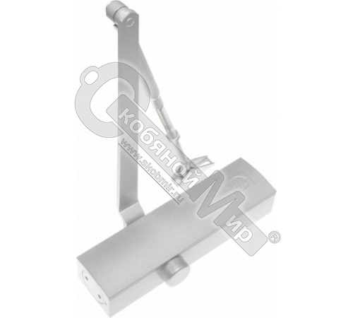 Доводчик DOORLOCK DL200N BC DC EN2-5 (40-125 кг), тормоз октрыв.мороз до -35 серебро 75560