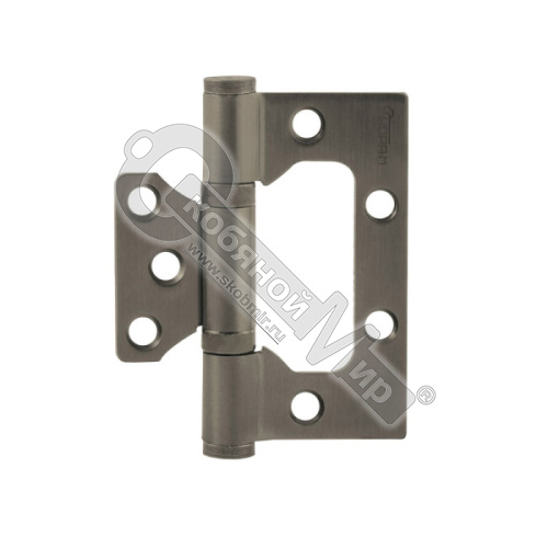 Петля универсальная накладная  без врезки "Н-М" 800-3 РВ латунь (75*63*2,5) 14527