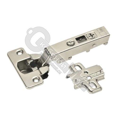 Петля мебельная накладная 110° H=2 с доводчиком, FS, 17006 Петля мебельная накладная 110° H=2 с доводчиком, FS, 17006