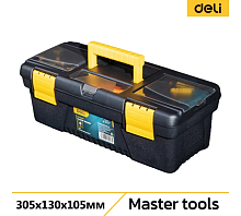 Ящик для инструмента 305х130х105 мм, Deli DL432412 Ящик для инструмента 305х130х105 мм, Deli DL432412