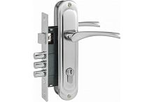 Замок врезной 710-62 мм (хром) 16982 Замок врезной 710-62 мм (хром) 16982