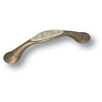 Ручка-скоба 96 мм BRASS керамика, старинная бронза, 9842-831*** Ручка-скоба 96 мм BRASS керамика, старинная бронза, 9842-831***