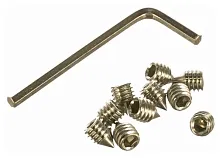 Гайка стяжная,никель,для ручек межкомнатных дверей Гайка стяжная,никель,для ручек межкомнатных дверей