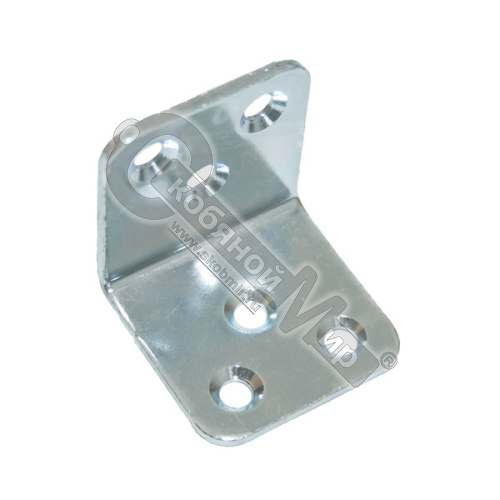 Уголок мебельный 32х32 мм, цинк  /400/