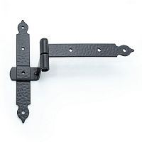 Петля-стрела накладных ставен левая ПССт2-Л-S черный матовый (10) Петля-стрела накладных ставен левая ПССт2-Л-S черный матовый (10)