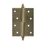 Петля сталь 610-4 бронза левая 10608 Петля сталь 610-4 бронза левая 10608