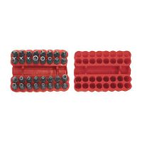 Набор бит Cr-V, прорезиненный картридж (33 предм.), 57855 Набор бит Cr-V, прорезиненный картридж (33 предм.), 57855