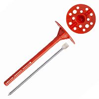 Дюбель для изоляции IZL-T 10Х200 со стальным гвоздем /100/ Дюбель для изоляции IZL-T 10Х200 со стальным гвоздем /100/