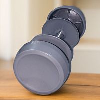 Ручка-кнопка РК-1  серый металлик (30)