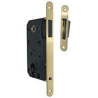 Замок SML-1 под цилиндр ( планкой ) SG мат.золото*** Замок SML-1 под цилиндр ( планкой ) SG мат.золото***