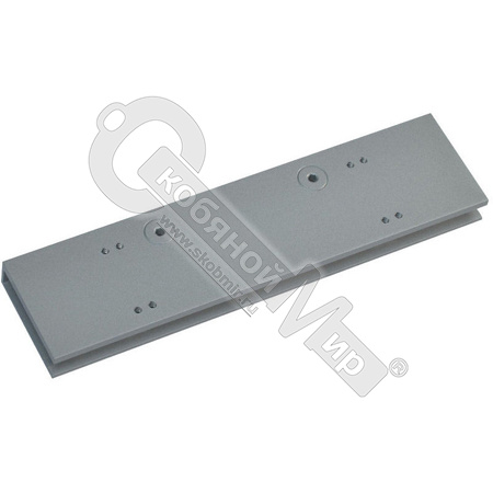 Монтажная пластина на цельностеклянную дверь д/DORMA TS 92, цвет-серебро Монтажная пластина на цельностеклянную дверь д/DORMA TS 92, цвет-серебро