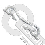 Ручка-скоба 192 мм BRASS современная классика, глянцевый хром, 305192МР02*** фото 2 Ручка-скоба 192 мм BRASS современная классика, глянцевый хром, 305192МР02*** фото 2