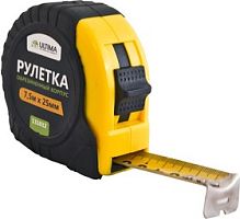 Рулетка 7,5 м / 25 мм, обрезин. пластиковый корпус, Ultima Lite, 131032*** Рулетка 7,5 м / 25 мм, обрезин. пластиковый корпус, Ultima Lite, 131032***