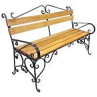 Скамейка кованая 1,5 м Скамейка кованая 1,5 м