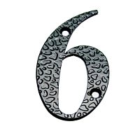 Цифра "6" 60х110 мм 110-S НОЭЗ черный 20шт/уп Цифра "6" 60х110 мм 110-S НОЭЗ черный 20шт/уп