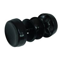 Ручка-кнопка РК -1 черная шагрень (30)***