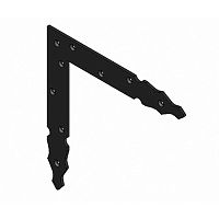 Кронштейн (уголок) Amig 8510-300*240-R (черный) 15438 00024901 Кронштейн (уголок) Amig 8510-300*240-R (черный) 15438 00024901