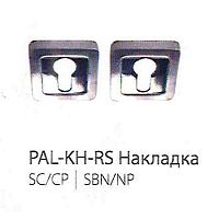 Накладка на ключевой цилиндр, PAL-KH-RS SBN/NP, цвет - матовый черный никель Накладка на ключевой цилиндр, PAL-KH-RS SBN/NP, цвет - матовый черный никель
